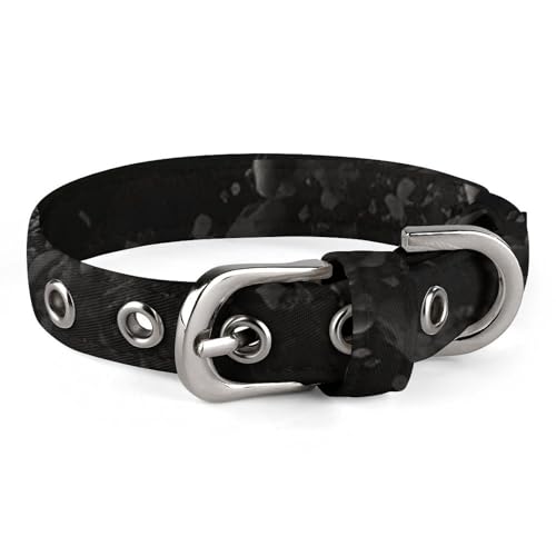 Hundehalsband, dunkles Puder, verstellbar, für kleine, mittelgroße Katzen und Hunde Hundehalsband, dunkles Puder, verstellbar, für kleine, mittelgroße Katzen und Hunde von QMNLKH