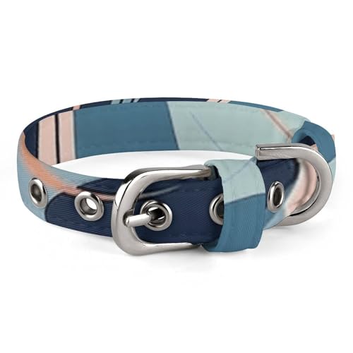 Hundehalsband, geometrisch, modern, verstellbar, für kleine, mittelgroße Katzen und Hunde Hundehalsband, geometrisch, modern, verstellbar, für kleine, mittelgroße Katzen und Hunde von QMNLKH