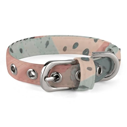 Hundehalsband, moderner Stil, verstellbar, für kleine, mittelgroße Katzen und Hunde Hundehalsband, moderner Stil, verstellbar, für kleine, mittelgroße Katzen und Hunde von QMNLKH