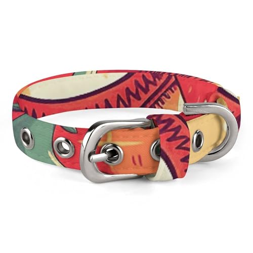 Hundehalsband, niedliches Alpaka-Halsband, verstellbar, für kleine, mittelgroße Katzen und Hunde Hundehalsband, niedliches Alpaka-Halsband, verstellbar, für kleine, mittelgroße Katzen und Hunde von QMNLKH