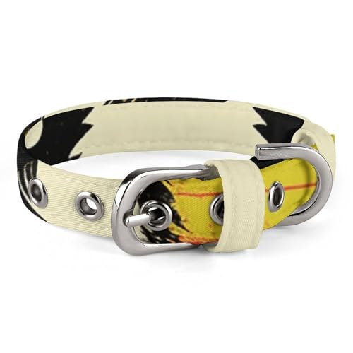 Hundehalsband, verstellbar, für kleine, mittelgroße Katzen und Hunde Hundehalsband, verstellbar, für kleine, mittelgroße Katzen und Hunde von QMNLKH