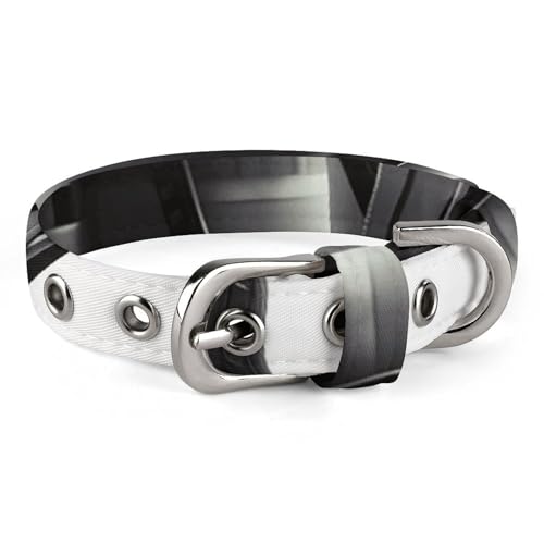 Hundehalsband, verstellbar, für kleine, mittelgroße Katzen und Hunde Hundehalsband, verstellbar, für kleine, mittelgroße Katzen und Hunde von QMNLKH