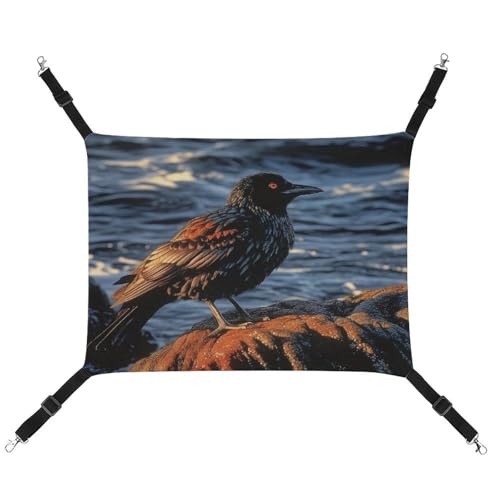 QMNVBDS Bird by Stone Katzenhängematte Frettchen-Hängematte Meerschweinchen-Hängematte Rattenhängematte Hängematte, Katzenbett, Chinchilla-Hängematte, Hamsterhängematte, Katzenhängematte für Käfig, von QMNVBDS