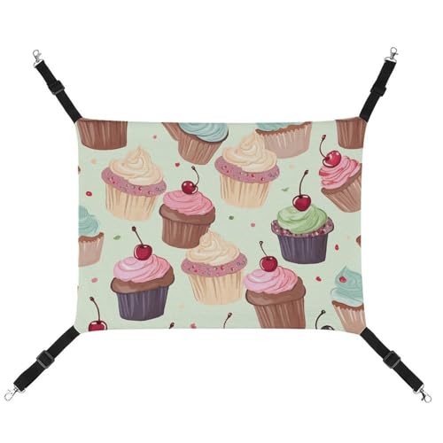 QMNVBDS Cupcake-Hängematte für Katzen, Frettchen, Meerschweinchen, Ratten, Hängematte, Katzenbett, Chinchilla-Hängematte, Hamster, Katzenhängematte für Käfig, Katzenbedarf, Haustierhängematte QMNVBDS Cupcake-Hängematte für Katzen, Frettchen, Meerschweinchen, Ratten, Hängematte, Katzenbett, Chinchilla-Hängematte, Hamster, Katzenhängematte für Käfig, Katzenbedarf, Haustierhängematte von QMNVBDS