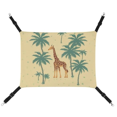 QMNVBDS Giraffe Palme Katze Hängematte Frettchen Hängematte Meerschweinchen Hängematte Ratte Hängematte Hängende Katzenbett Chinchilla Hängematte Hamster Hängematte Katze Hängematte für Käfig von QMNVBDS