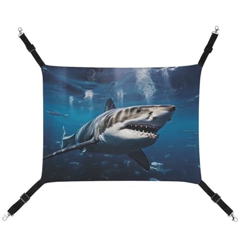 QMNVBDS Great White Shark Cat Hammock Frettchen Hammock Guinea Pig Hammock Rat Hammock Hanging Cat Bed Chinchilla Hammock Hamster Hammock Cat Hammock for Cage Cat Supplies Pet Hammock QMNVBDS Great White Shark Cat Hammock Frettchen Hammock Guinea Pig Hammock Rat Hammock Hanging Cat Bed Chinchilla Hammock Hamster Hammock Cat Hammock for Cage Cat Supplies Pet Hammock von QMNVBDS