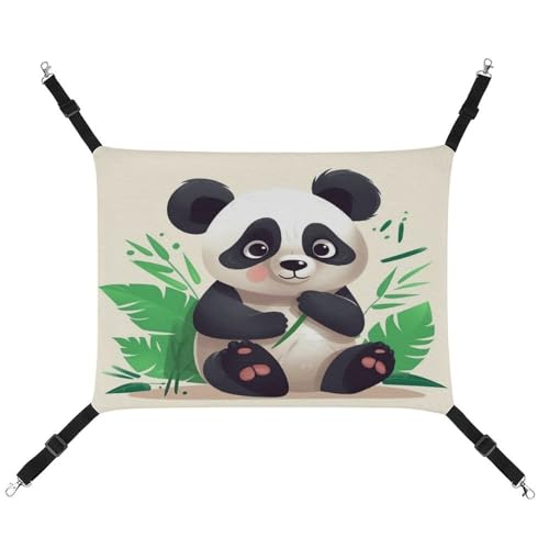 QMNVBDS Panda Star Katzenhängematte Frettchen Hängematte Meerschweinchen Hängematte Ratte Hängematte Hängende Katzenbett Chinchilla Hängematte Hamster Hängematte Katzenhängematte für Käfig von QMNVBDS