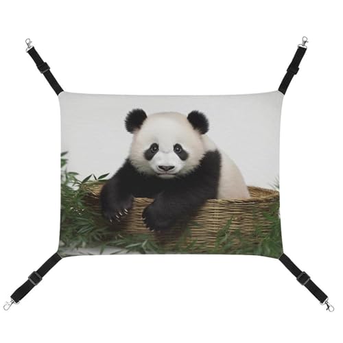 QMNVBDS Panda Stars Katzenhängematte Frettchen Hängematte Meerschweinchen Hängematte Ratte Hängematte Hängende Katzenbett Chinchilla Hängematte Hamster Hängematte Katzenhängematte für Käfig von QMNVBDS
