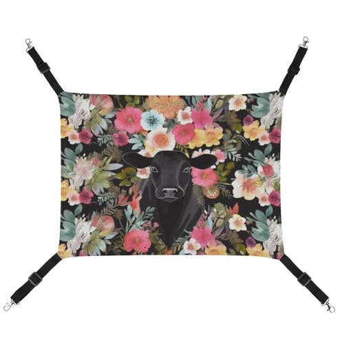 QMNVBDS Steer Florale Katzenhängematte Frettchen-Hängematte Meerschweinchen-Hängematte Rattenhängematte Hängende Katzenbett Chinchilla Hängematte Hamster Hängematte Katzenhängematte für Käfig QMNVBDS Steer Florale Katzenhängematte Frettchen-Hängematte Meerschweinchen-Hängematte Rattenhängematte Hängende Katzenbett Chinchilla Hängematte Hamster Hängematte Katzenhängematte für Käfig von QMNVBDS