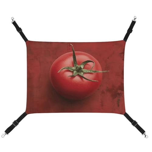 QMNVBDS Tomaten an der Wand Katzenhängematte Frettchen Hängematte Meerschweinchen Hängematte Ratte Hängematte Hängende Katzenbett Chinchilla Hängematte Hamster Hängematte Katzenhängematte für Käfig von QMNVBDS