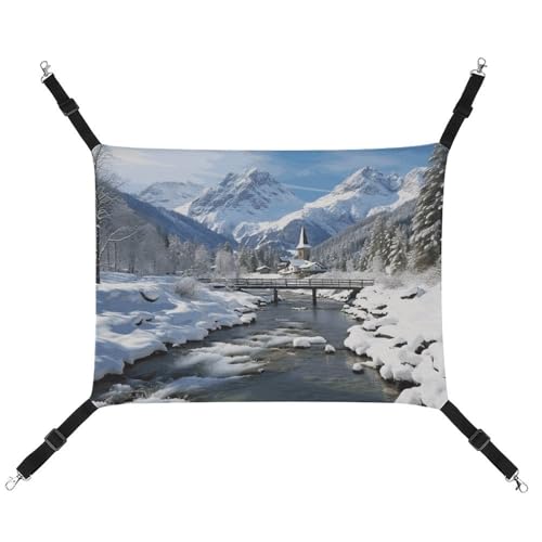 QMNVBDS Winterlandschaft in den Alpen Katzenhängematte Frettchen Hängematte Meerschweinchen Hängematte Ratte Hängematte Hängende Katzenbett Chinchilla Hängematte Hamster Hängematte Katzenhängematte QMNVBDS Winterlandschaft in den Alpen Katzenhängematte Frettchen Hängematte Meerschweinchen Hängematte Ratte Hängematte Hängende Katzenbett Chinchilla Hängematte Hamster Hängematte Katzenhängematte von QMNVBDS