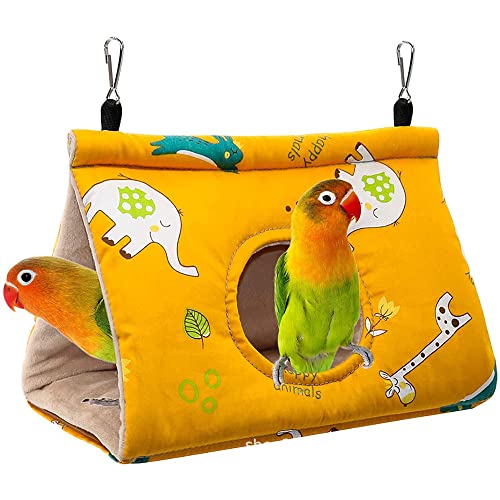 Winter Warmes Vogelnest Haus, Hütten Käfig Plüsch, Winter Warmes Nester für Vogelkäfige, Winter Papagei Vogelhaus Mit Rundem Loch, für Graukakadu, Graupapagei, Mittelgroße Und Große Papageien Winter Warmes Vogelnest Haus, Hütten Käfig Plüsch, Winter Warmes Nester für Vogelkäfige, Winter Papagei Vogelhaus Mit Rundem Loch, für Graukakadu, Graupapagei, Mittelgroße Und Große Papageien von QNMD