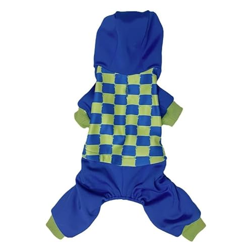 QOODOAL Haustier-Kapuzenpullover, kariert, Größe XXL QOODOAL Haustier-Kapuzenpullover, kariert, Größe XXL von QOODOAL