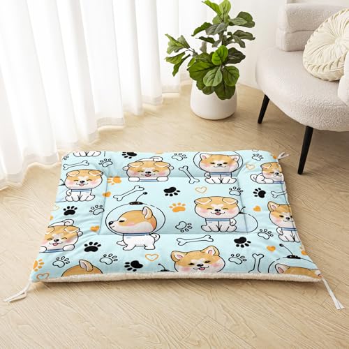 QOOMO Niedliches Cartoon-Hundebett für den Innenbereich, waschbare Tierkiste, niedliches Astronauten-Hundebett, Matte für 105,9 x 81 cm QOOMO Niedliches Cartoon-Hundebett für den Innenbereich, waschbare Tierkiste, niedliches Astronauten-Hundebett, Matte für 105,9 x 81 cm von QOOMO