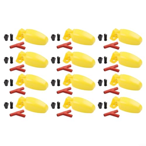 Benutzerfreundlicher Bewässerungsbehälter für Tauben und Wachteln, zuverlässiges und effizientes Design (12-teiliges Set) von QOXEZY