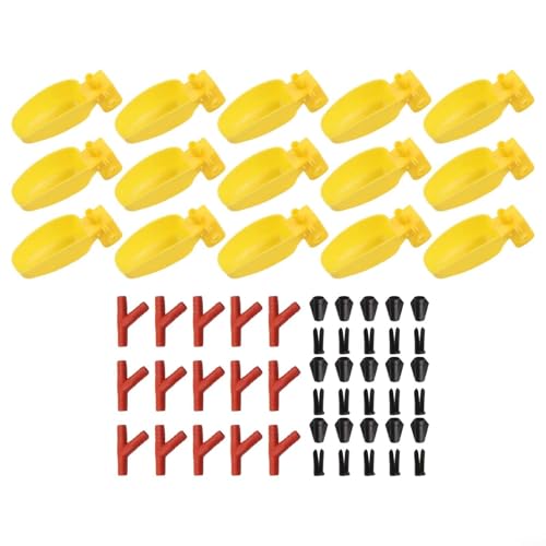 Benutzerfreundlicher Bewässerungsbehälter für Tauben und Wachteln, zuverlässiges und effizientes Design (15-teiliges Set) von QOXEZY