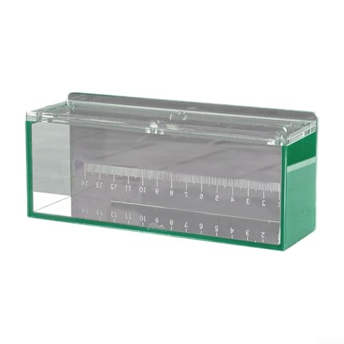 Kinder-Acryl-Fischbeobachtungsbox und transparent für die Beobachtung von Kleintieren (grün) von QOXEZY