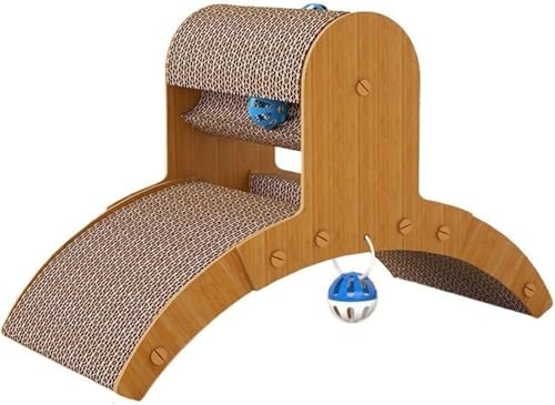QQNQQ Katzenkratzmatte, Katzenkratzbrett, Kratzmatte, Kratzbrett, vertikales Kletterregal, verschleißfestes Wellpappe-Krallenschärfer-Spielzeug for Hauskatzen QQNQQ Katzenkratzmatte, Katzenkratzbrett, Kratzmatte, Kratzbrett, vertikales Kletterregal, verschleißfestes Wellpappe-Krallenschärfer-Spielzeug for Hauskatzen von QQNQQ