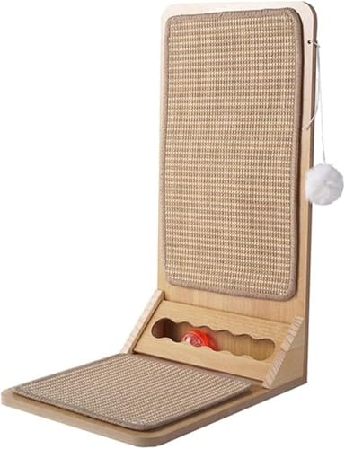 QQNQQ Katzenkratzmatte, Katzenkratzbrett, L-förmiges Sisal-Kratzbrett, vertikal, große Kratzmatte, Spielzeug zur Selbsthilfe gegen Langeweile, Krallenschleifer for Hauskatzen QQNQQ Katzenkratzmatte, Katzenkratzbrett, L-förmiges Sisal-Kratzbrett, vertikal, große Kratzmatte, Spielzeug zur Selbsthilfe gegen Langeweile, Krallenschleifer for Hauskatzen von QQNQQ