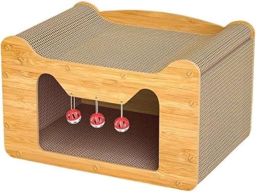 QQNQQ Katzenkratzmatte, Katzenkratzbrett, verschleißfestes Wellpapier-Kratzbrett, Sofa, universelles großes Sofa, Haustierspielzeug for Hauskatzen von QQNQQ