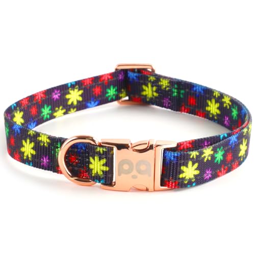 QQPETS Reflektierendes Hundehalsband mit Metallschnalle, verstellbare Nylon-Halsbänder, Geschenk für kleine, mittelgroße und große Jungen, Mädchen, Hunde QQPETS Reflektierendes Hundehalsband mit Metallschnalle, verstellbare Nylon-Halsbänder, Geschenk für kleine, mittelgroße und große Jungen, Mädchen, Hunde von QQPETS