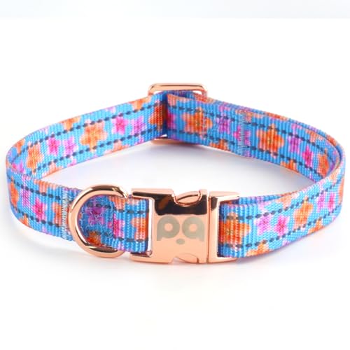 QQPETS Reflektierendes Hundehalsband mit Metallschnalle, verstellbare Nylon-Halsbänder, Geschenk für kleine, mittelgroße und große Jungen, Mädchen, Hunde QQPETS Reflektierendes Hundehalsband mit Metallschnalle, verstellbare Nylon-Halsbänder, Geschenk für kleine, mittelgroße und große Jungen, Mädchen, Hunde von QQPETS