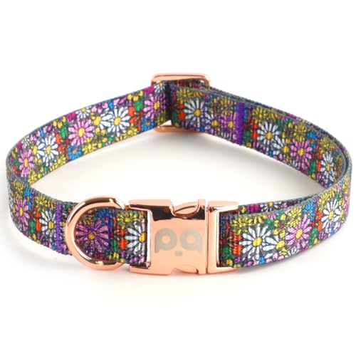QQPETS Reflektierendes Hundehalsband mit Metallschnalle, verstellbare Nylon-Halsbänder, Geschenk für kleine, mittelgroße und große Jungen, Mädchen, Hunde QQPETS Reflektierendes Hundehalsband mit Metallschnalle, verstellbare Nylon-Halsbänder, Geschenk für kleine, mittelgroße und große Jungen, Mädchen, Hunde von QQPETS