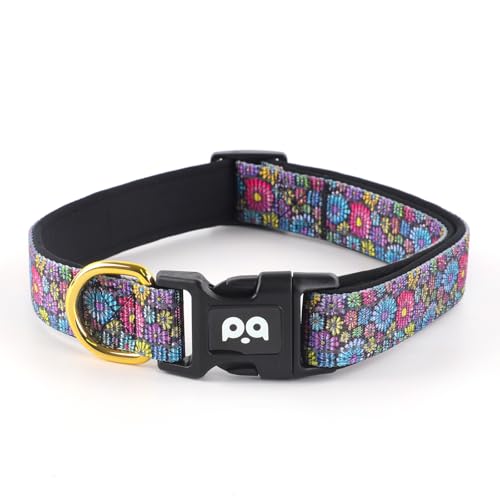 QQPETS Reflektierendes Hundehalsband mit weichem Neopren, gepolstert, atmungsaktiv, Nylon, Haustierhalsband, verstellbar, für kleine, mittelgroße und große Hunde QQPETS Reflektierendes Hundehalsband mit weichem Neopren, gepolstert, atmungsaktiv, Nylon, Haustierhalsband, verstellbar, für kleine, mittelgroße und große Hunde von QQPETS