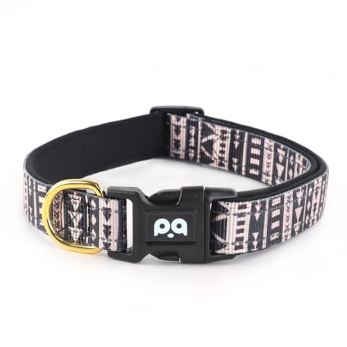 QQPETS Reflektierendes Hundehalsband mit weichem Neopren, gepolstert, atmungsaktiv, Nylon, Haustierhalsband, verstellbar, für kleine, mittelgroße und große Hunde QQPETS Reflektierendes Hundehalsband mit weichem Neopren, gepolstert, atmungsaktiv, Nylon, Haustierhalsband, verstellbar, für kleine, mittelgroße und große Hunde von QQPETS