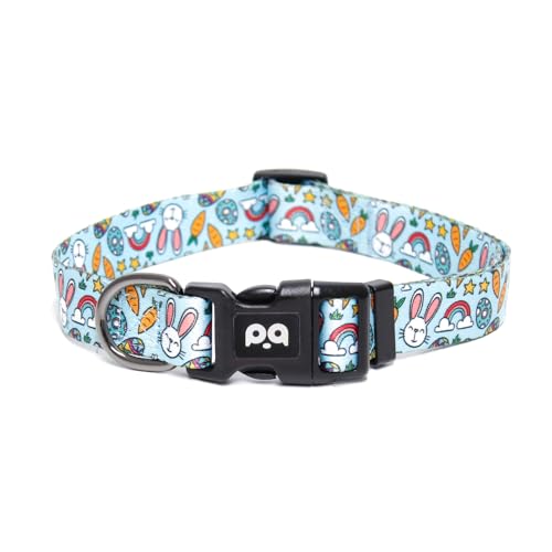 QQPETS Verstellbares, weiches Hundehalsband: Blumendruck, Rosa, mehrfarbig, niedliche Muster für XS, S, M, L, Haustier, Mädchen, Jungen, Welpen, Spazierengehen, Laufen, Training QQPETS Verstellbares, weiches Hundehalsband: Blumendruck, Rosa, mehrfarbig, niedliche Muster für XS, S, M, L, Haustier, Mädchen, Jungen, Welpen, Spazierengehen, Laufen, Training von QQPETS
