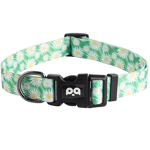 QQPETS Verstellbares, weiches Hundehalsband: Blumendruck, Rosa, mehrfarbig, niedliche Muster für XS, S, M, L, Haustier, Mädchen, Jungen, Welpen, Spazierengehen, Laufen, Training QQPETS Verstellbares, weiches Hundehalsband: Blumendruck, Rosa, mehrfarbig, niedliche Muster für XS, S, M, L, Haustier, Mädchen, Jungen, Welpen, Spazierengehen, Laufen, Training von QQPETS