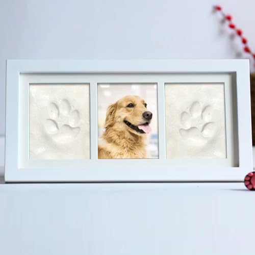 QSLKI Hund oder Katze Gedenkgeschenke, Pet Paw Print Andenken, Harz Haustier Gedenkstein,personalisierte Haustier Grabstein Denkmäler, dauerhafte Haustier Gedenkstätten von QSLKI