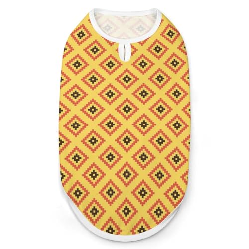 Einfaches skandinavisches Hunde-Shirt, Haustier-T-Shirt, ärmellos, Tanktop, atmungsaktiv, für kleine Welpen, Größe XXL Einfaches skandinavisches Hunde-Shirt, Haustier-T-Shirt, ärmellos, Tanktop, atmungsaktiv, für kleine Welpen, Größe XXL von QTAVETEND
