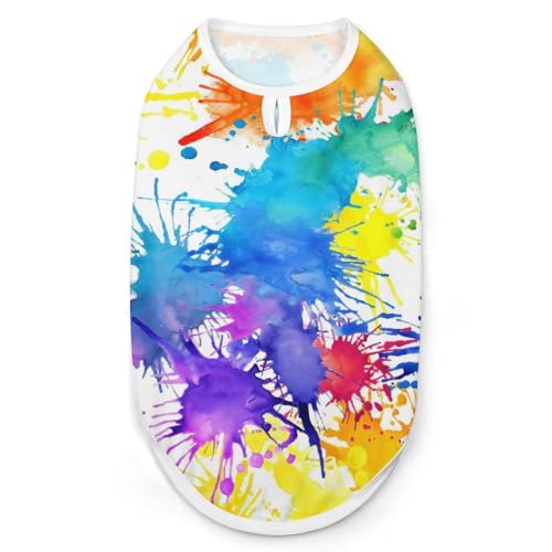 Hunde-Shirt, ärmellos, Tanktop, atmungsaktiv, für kleine Welpen, Größe M Hunde-Shirt, ärmellos, Tanktop, atmungsaktiv, für kleine Welpen, Größe M von QTAVETEND