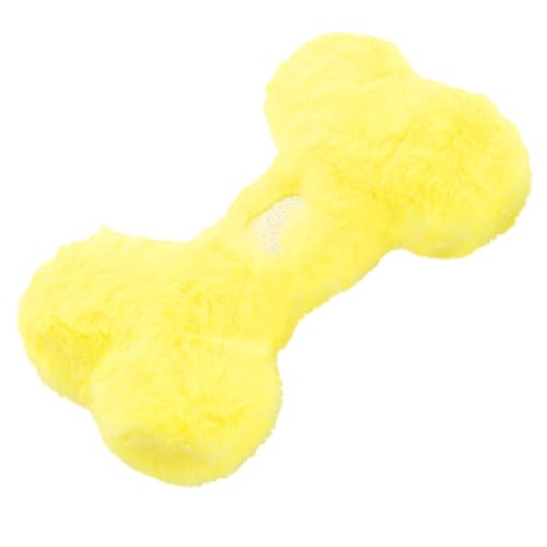 Plüschknochen-Hundespielzeug – 18 x 10 cm, süßes Plüsch-Hundespielzeug | Waschbares Plüsch-Hundespielzeug | Welpen-Kauspielzeug in Knochenform mit Gesang | Tragbares weiches Hundeknochenform-Plüsch-Ka Plüschknochen-Hundespielzeug – 18 x 10 cm, süßes Plüsch-Hundespielzeug | Waschbares Plüsch-Hundespielzeug | Welpen-Kauspielzeug in Knochenform mit Gesang | Tragbares weiches Hundeknochenform-Plüsch-Ka von QTFYE