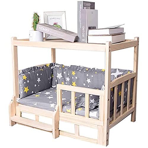 Erhöhtes Hundebett aus Holz, extra groß, kaufeste Kühlmatte für den Außenbereich, Haustierbett mit Stauraum, wasserfest, leicht zu reinigen, perfekt für große/extra große Hunde Erhöhtes Hundebett aus Holz, extra groß, kaufeste Kühlmatte für den Außenbereich, Haustierbett mit Stauraum, wasserfest, leicht zu reinigen, perfekt für große/extra große Hunde von QTQHOME