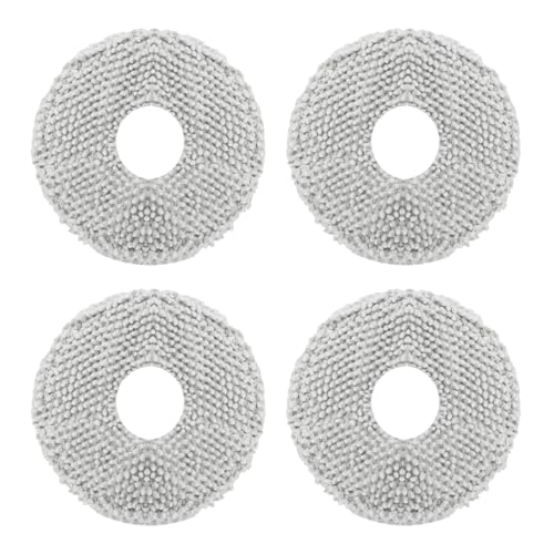 QTTRPCU 4 Stück Wischpad für Dreame L10s Ultra, L20 Ultra, L10s Pro Ultra Heat, L10 Ultra, L10s Pro, L10 Prime, Xiaomi X10+, Robot Vacuum Cleaner, Waschbaren Mikrofaser Nasses Wischpad Zubehör QTTRPCU 4 Stück Wischpad für Dreame L10s Ultra, L20 Ultra, L10s Pro Ultra Heat, L10 Ultra, L10s Pro, L10 Prime, Xiaomi X10+, Robot Vacuum Cleaner, Waschbaren Mikrofaser Nasses Wischpad Zubehör von QTTRPCU