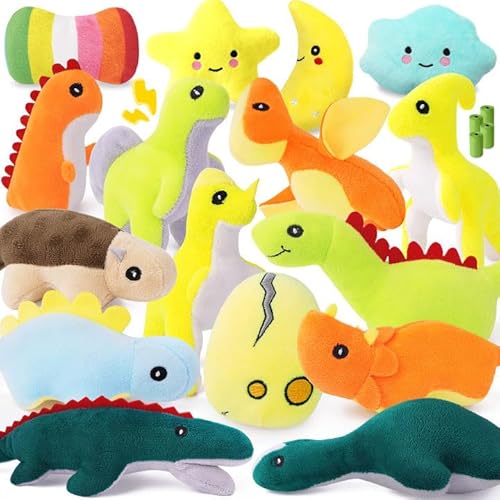 QTwoof Niedliches Dinosaurier-Welpenspielzeug, unverwechselbares quietschendes Hundespielzeug mit Dino-Motiv für kleine Hunde, um sie zu beschäftigen, interaktives Kauspielzeug für geistige QTwoof Niedliches Dinosaurier-Welpenspielzeug, unverwechselbares quietschendes Hundespielzeug mit Dino-Motiv für kleine Hunde, um sie zu beschäftigen, interaktives Kauspielzeug für geistige von QTwoof