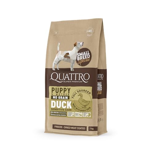 Quattro Ente Kleine Rassen Welpen & Mutter (7 kg) von QUATTRO SUPER PREMIUM