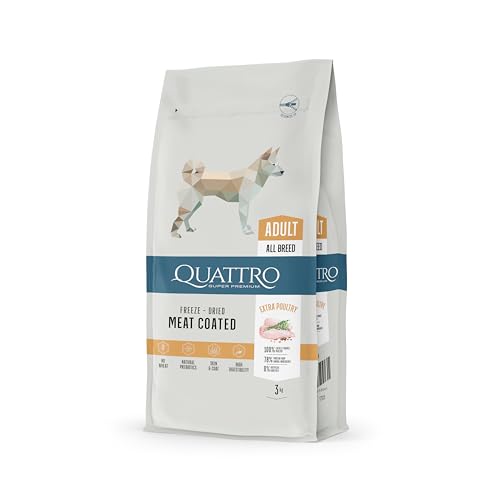 Quattro Hundefutter Extra Geflügel Alle Rassen Adult 3 kg von QUATTRO SUPER PREMIUM