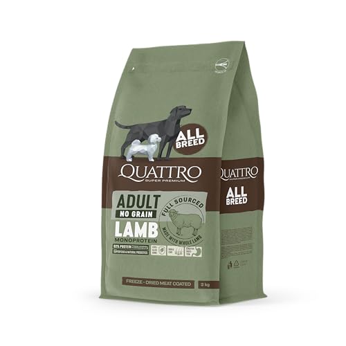 Quattro Lamm Hypoallergenes Alle Rassen Adult (3 kg) von QUATTRO SUPER PREMIUM