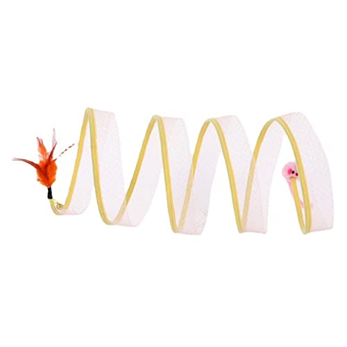 Gefalteter Katzentunnel, Katzentunnel for Innenkatzen, Interaktives, faltbares Haustier-Katzentunnelspielzeug, Katzentunnelröhre for Kätzchen, Kätzchen, Welpen, Häschen ( Color : A , Size : One size ) Gefalteter Katzentunnel, Katzentunnel for Innenkatzen, Interaktives, faltbares Haustier-Katzentunnelspielzeug, Katzentunnelröhre for Kätzchen, Kätzchen, Welpen, Häschen ( Color : A , Size : One size ) von QUDOOS