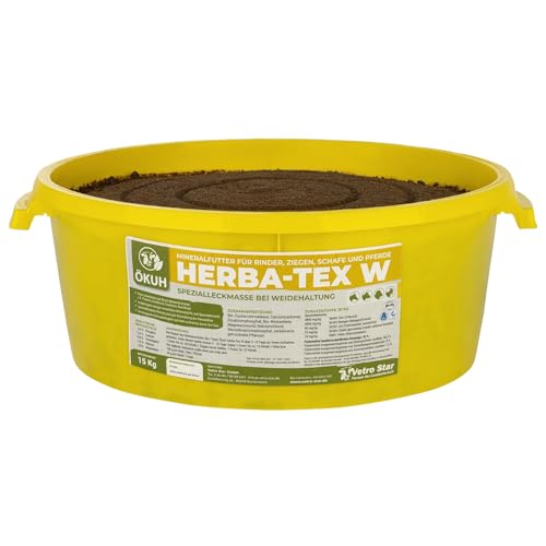 Ökuh Parasit-Tex - Spezialleckmasse zur Abwehr von Fliegen, Bremsen, Gnitze (Blauzungenkrankheit) bei Weidehaltung für Rinder, Ziegen, Schafe und Pferde. 15 kg-Schale von QUEBAg