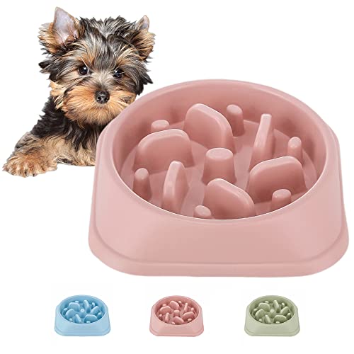 QUMENEY Dog Slow Feeder, rutschfestes Puzzle-Haustier Langsamere Futterfütterungsgerichte, langlebig, um Erstickungsgefahr zu vermeiden, Rosa QUMENEY Dog Slow Feeder, rutschfestes Puzzle-Haustier Langsamere Futterfütterungsgerichte, langlebig, um Erstickungsgefahr zu vermeiden, Rosa von QUMENEY