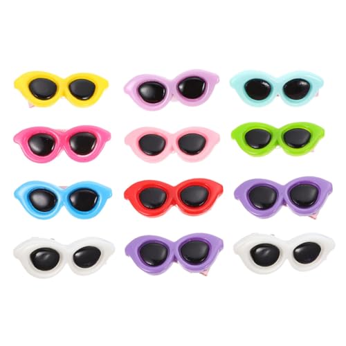 QUMIIRITY 12 Stück Teiliges Hunde Haarspangen mit Niedlichen Sonnenbrillen Designs Leichte Langlebige Haarklammern für Haustiere Dekorativ und Bequem für Kleine Hunde und Welpen QUMIIRITY 12 Stück Teiliges Hunde Haarspangen mit Niedlichen Sonnenbrillen Designs Leichte Langlebige Haarklammern für Haustiere Dekorativ und Bequem für Kleine Hunde und Welpen von QUMIIRITY