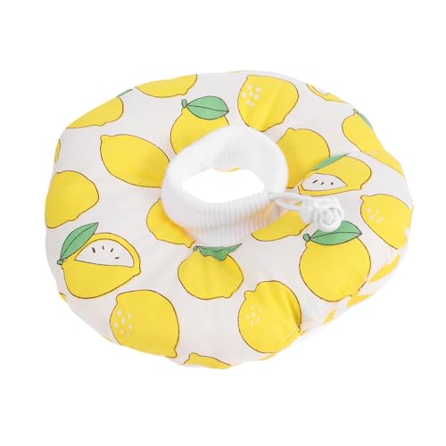 QUMIIRITY Atmungsaktiver Katzen Wundschutzkragen mit Verstellbarem Zugband und Süßem Fruchtmuster Langlebiger Erholungskragen für Katzen nach Operation Schützt vor Lecken und Kratzen QUMIIRITY Atmungsaktiver Katzen Wundschutzkragen mit Verstellbarem Zugband und Süßem Fruchtmuster Langlebiger Erholungskragen für Katzen nach Operation Schützt vor Lecken und Kratzen von QUMIIRITY