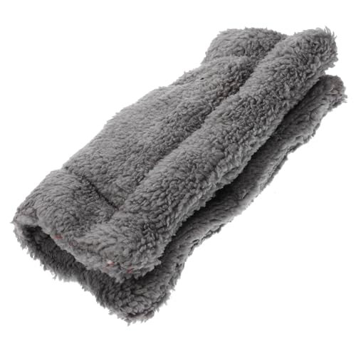 QUMIIRITY Dickes Pet Sleeping Mat aus Lammfleece Wärmeisolierende Schlafunterlage für Kleine Kleintiere Wie Hamster Meerschweinchen Kaninchen als Kuschelnest im Käfig Groß von QUMIIRITY
