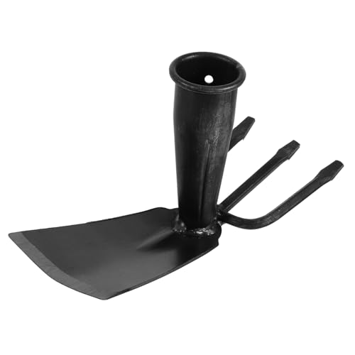 QUMIIRITY Doppelkopf-rechenhacke, Ersatz Für Robuste Gartenhacke, Handwerkzeug Zum Auflockern des Bodens, Gartenarbeit, Camping, Outdoor, 7,5 cm von QUMIIRITY