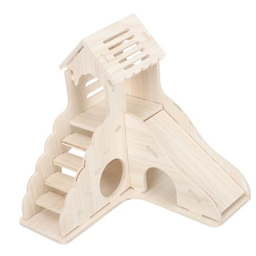 QUMIIRITY Hamster Holzhaus Hideout aus Natürlichem Langlebigem Material mit Leiter Spiel Schlafplatz für Kleine Tiere Wie Hamster Rennmäuse und Chinchillas Leicht zu Reinigen und Sicher im QUMIIRITY Hamster Holzhaus Hideout aus Natürlichem Langlebigem Material mit Leiter Spiel Schlafplatz für Kleine Tiere Wie Hamster Rennmäuse und Chinchillas Leicht zu Reinigen und Sicher im von QUMIIRITY