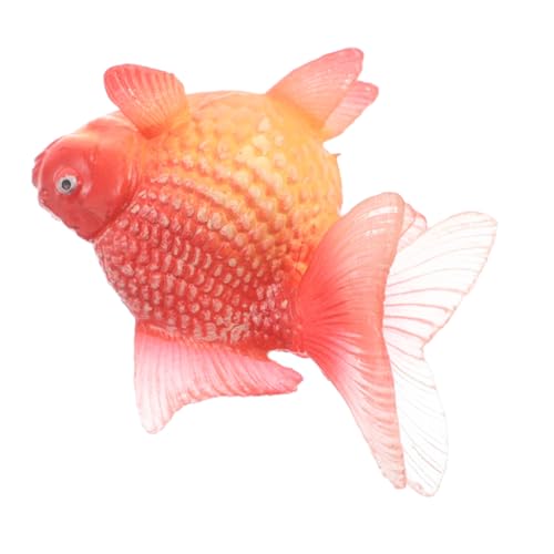 QUMIIRITY Künstliche Goldfisch-Dekorationen Für Aquarien Realistische Bewegliche Fischmodelle Aus Kunststoff Für Aquarium-Tanks Fördert Interaktives Lernen Und Spielspaß von QUMIIRITY